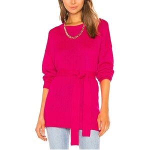 Grlfrnd Denim Size M Darren Oversize Tunic Sweater Pink